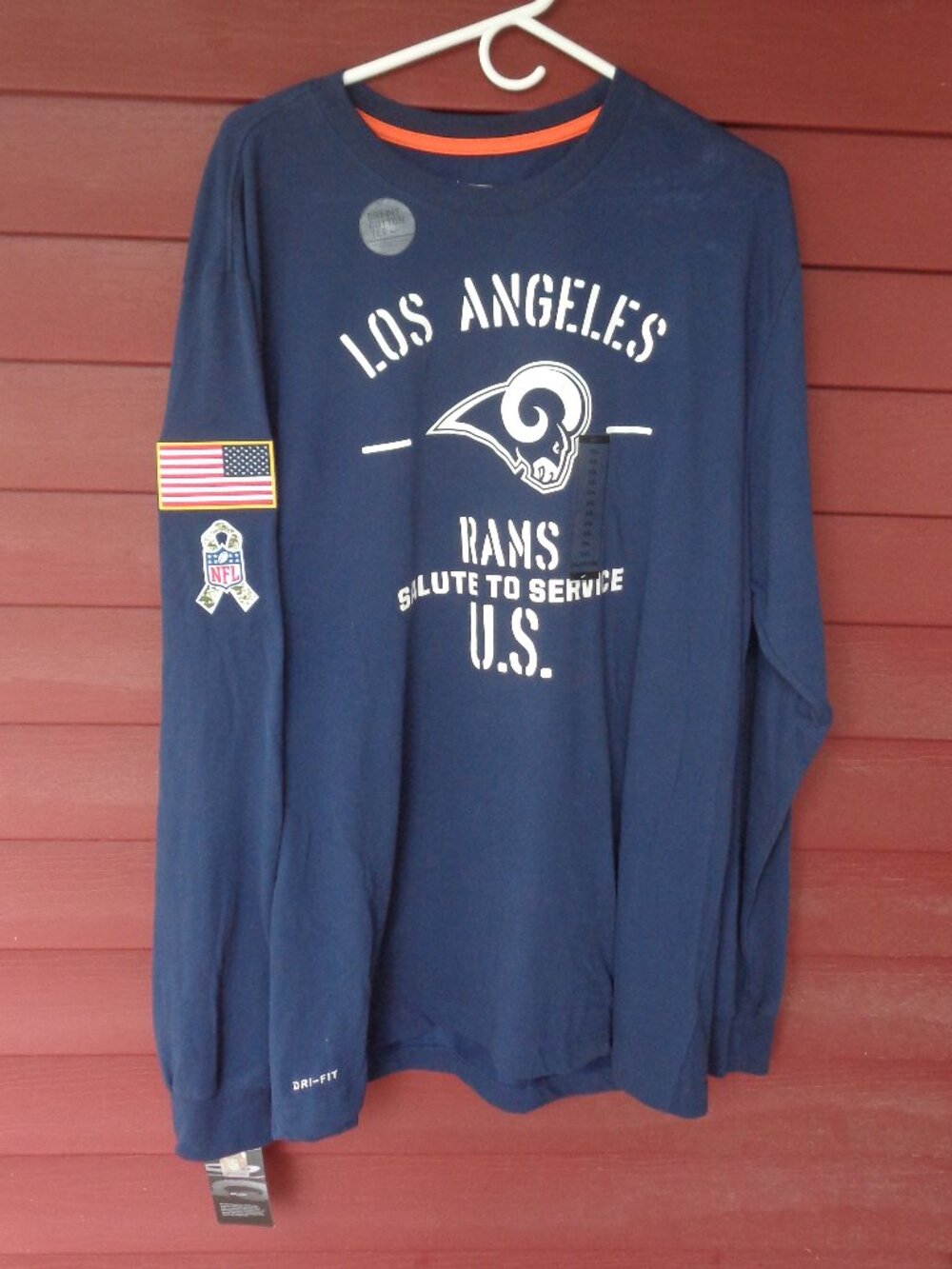 Los Angeles Rams Salute to Service Nike Dri-Fit Shirt